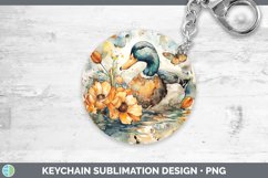 GorgeousWatercolor Keychain design.