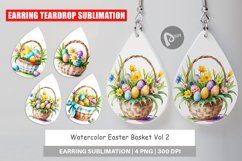 Earring Teardrop Easter Basket Product Image 1