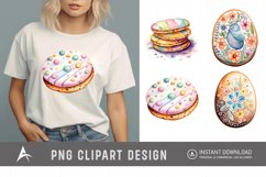 Watercolor Easter Biscuit Clipart Product Image 1