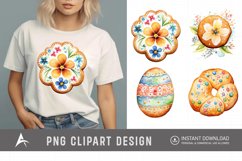 Watercolor Easter Biscuit Clipart Product Image 1