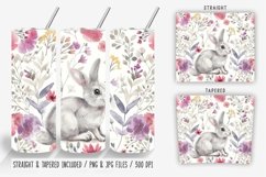 Watercolor Easter Bunny Tumbler Wrap