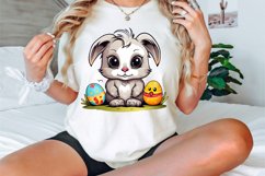 Watercolor Easter Bunny and Chick Clipart Bundle Product Image 2