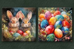 Watercolor Easter Bunny and Backgrounds Product Image 7