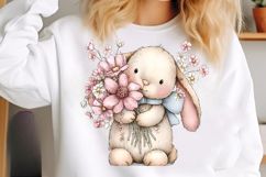 Watercolor Easter Bunny Clipart ,Watercolor Easter Bunny Png Product Image 3