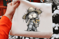 Watercolor Easter Bunny Clipart Product Image 2