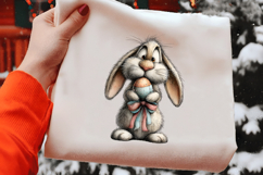 Watercolor Easter Bunny Clipart Product Image 2