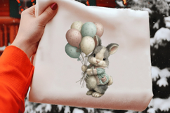 Watercolor Easter Bunny Clipart Product Image 2