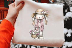 Watercolor Easter Bunny Clipart Product Image 2