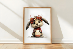 Watercolor Easter Bunny Clipart Product Image 3