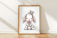 Watercolor Easter Bunny Clipart Product Image 3