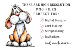 Watercolor Easter Bunny Clipart Product Image 2