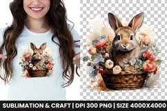 watercolor happy easter spring sublimation