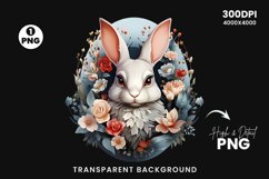 Easter bunny illustration Png
