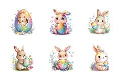 Easter Bunny &amp; Egg tumbler sublimation designs bundle Product Image 2