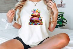 Watercolor Easter Cake Clipart Bundle Product Image 3