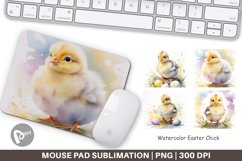 Mouse Pad Watercolor Easter Chick Product Image 1