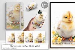 Digital Paper Watercolor Easter Chick Product Image 1