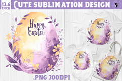 Watercolor Egg | Easter clipart | Happy Easter Product Image 1