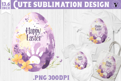 Watercolor Egg | Easter clipart | Happy Easter Product Image 1