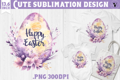 Watercolor Egg | Easter clipart | Happy Easter Product Image 1