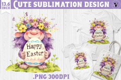 Watercolor Troll | Easter clipart | Happy Easter Product Image 1
