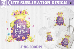 Watercolor Turtle | Easter clipart | Happy Easter Product Image 1