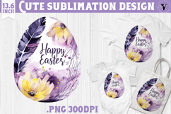 Watercolor Egg | Easter clipart | Happy Easter Product Image 1