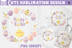 Watercolor Chick | Easter clipart | Happy Easter Product Image 1