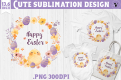 Watercolor Chick | Easter clipart | Happy Easter Product Image 1