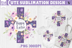 Watercolor Cross | Easter clipart | Happy Easter Product Image 1