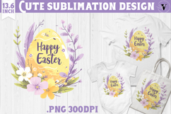 Watercolor Egg | Easter clipart | Happy Easter Product Image 1
