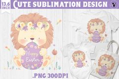 Watercolor Lion | Easter clipart | Happy Easter Product Image 1