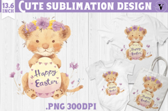 Watercolor Lion | Easter clipart | Happy Easter Product Image 1