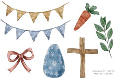 Watercolor Easter Clipart Spring Clipart Cute Easter Png