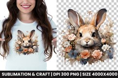 watercolor easter bunny clipart png