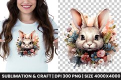 watercolor easter bunny clipart png