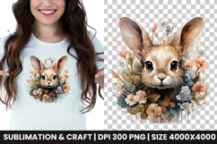 watercolor easter bunny clipart png