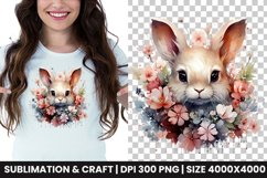 watercolor easter bunny clipart png