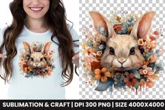 watercolor easter bunny clipart png