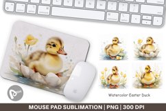 Mouse Pad Watercolor Easter Duck Product Image 1