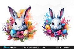 Easter Clipart,Rustic Easter,Easter Bunny,Easter Egg,Easter Basket,Watercolor Easter,Boho Easter,Cute Easter Clipart,Spring Clipart,Bunny Clipart,