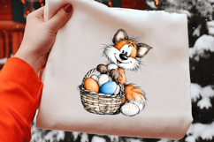 Watercolor Easter Funny Animal Clipart Product Image 2