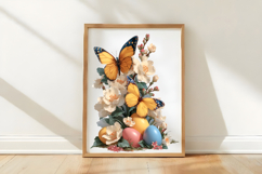 Watercolor Easter Garden Clipart Product Image 3