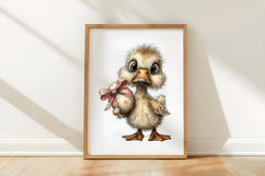 Watercolor Easter Goose Clipart Product Image 3