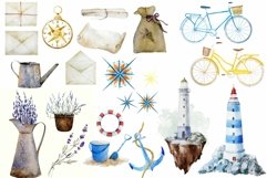 Watercolor Set of Isolated Illustrations. EPS/PSD/JPG Product Image 2