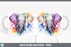 GorgeousWatercolor Mug Wrap design.