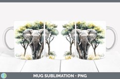 GorgeousWatercolor Mug Wrap design.