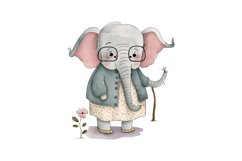 Cute Elephant Grandma Sublimation,Cute Elephant Grandma,Cute Elephant,Sublimation Design,Digital Download,Watercolor Clipart,Art,Illustration,Instant Download,Digital,Sublimation,Printable, Print On Demand,Bundle Clipart,Watercolor,