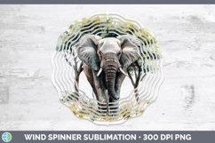GorgeousWatercolor Wind Spinner design.