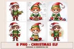 Christmas elf illustration Product Image 1